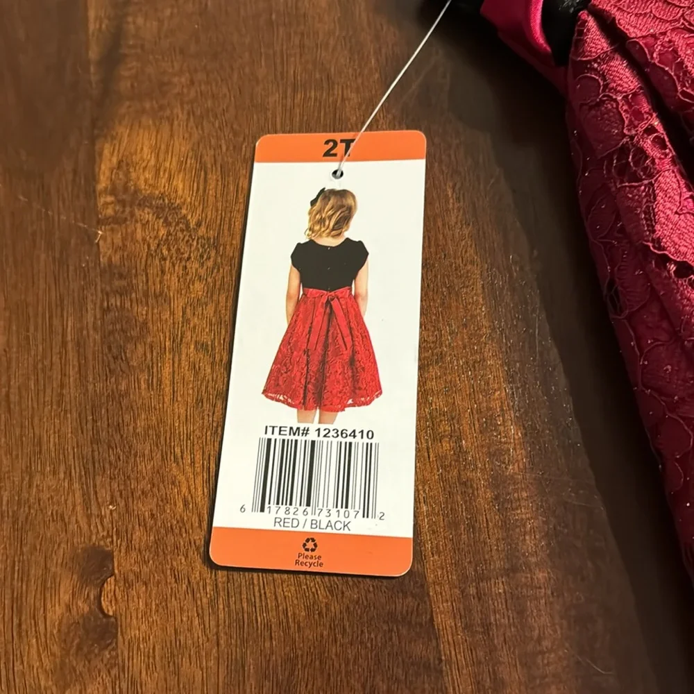 Size 2T Dress NEW WITH TAGS - Picture 3 of 3